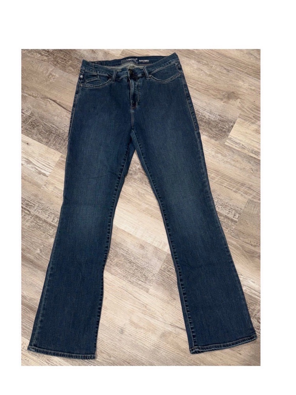Women's Rock & Republic Kasandra Mid Rise Bootcut Jean Size 14 Long (33 inseam)
